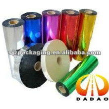 colorful Metallized PET film for food wrap